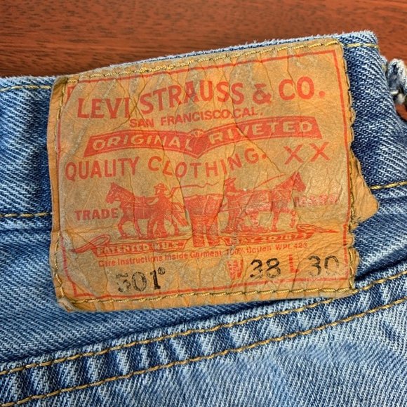 Vintage 501 Men's Levi's High Waisted Mom Jeans - Picture 8 of 8